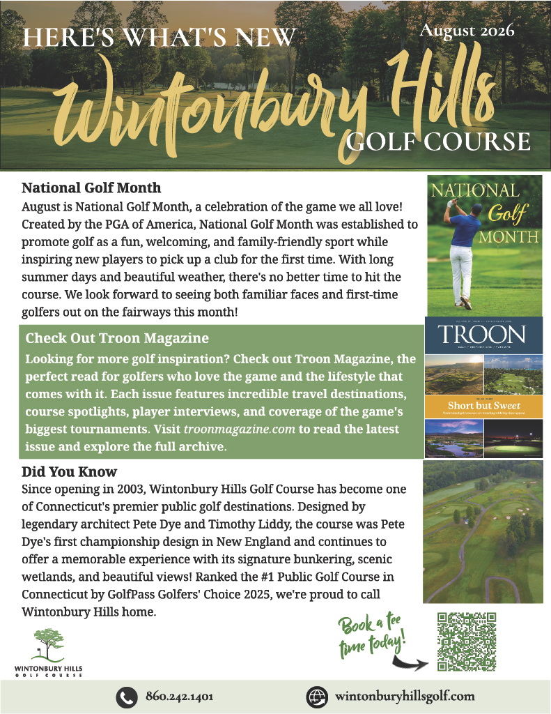 August 2026 Newsletter