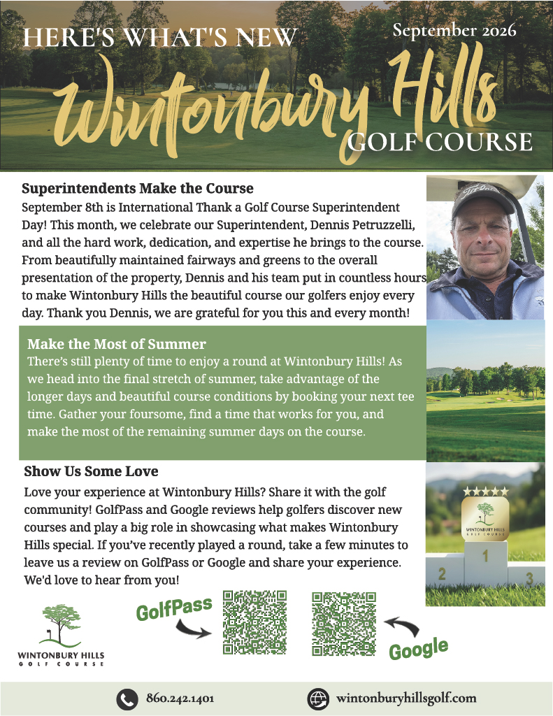 September 2026 Newsletter